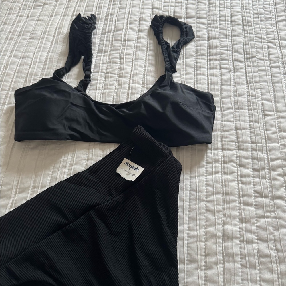 Aerie black bikini Set size L